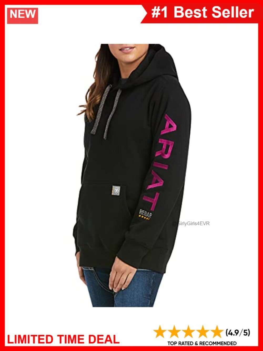 Water-Repellent Fleece Graphic Hoodie Pullover Workwear